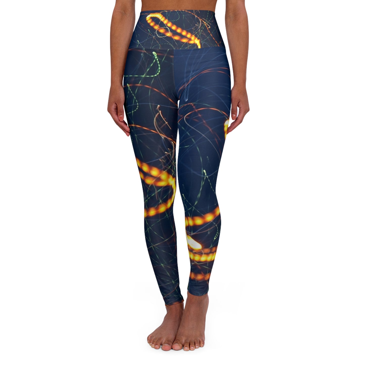 Sparkling High Waisted Yoga Leggings | Fitness Leggings, Stretch Pants, Gym Wear, Workout Leggings, Activewear