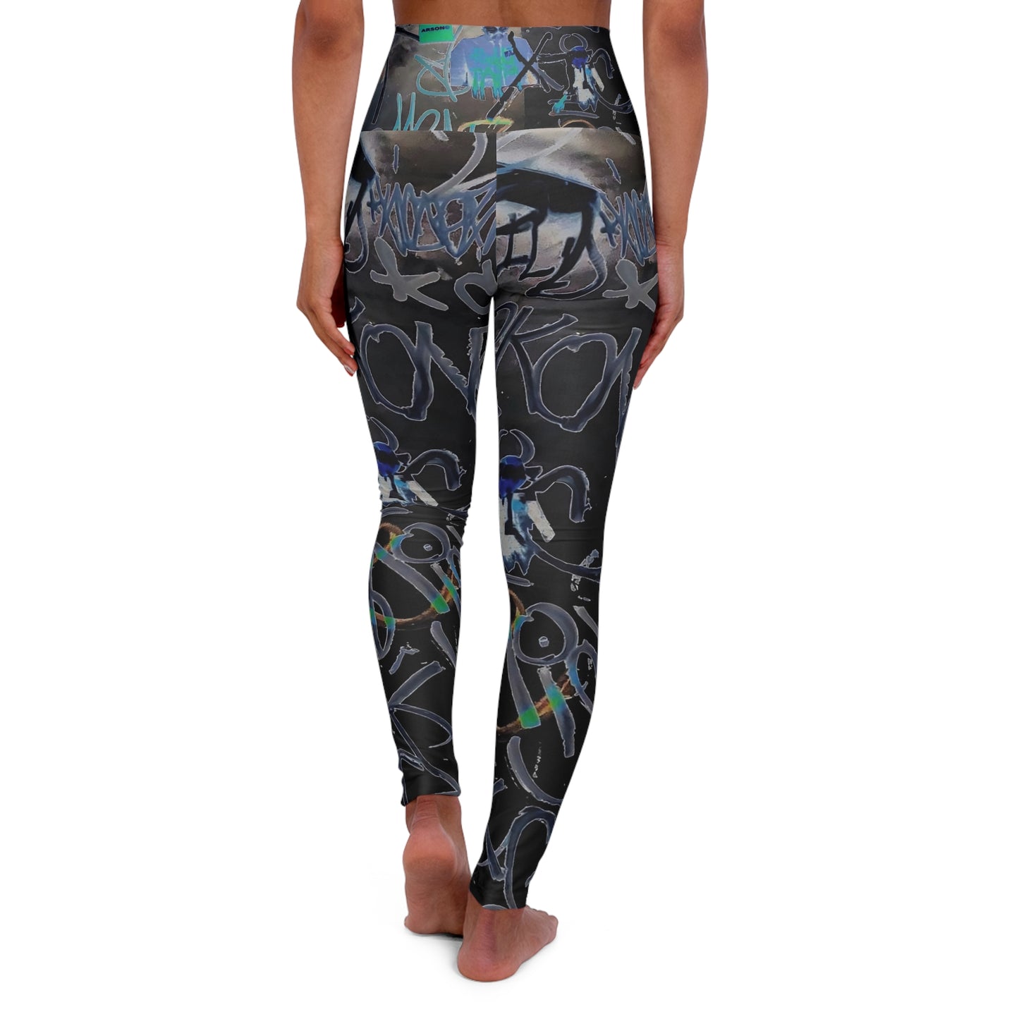 High Waisted Yoga Leggings (AOP)