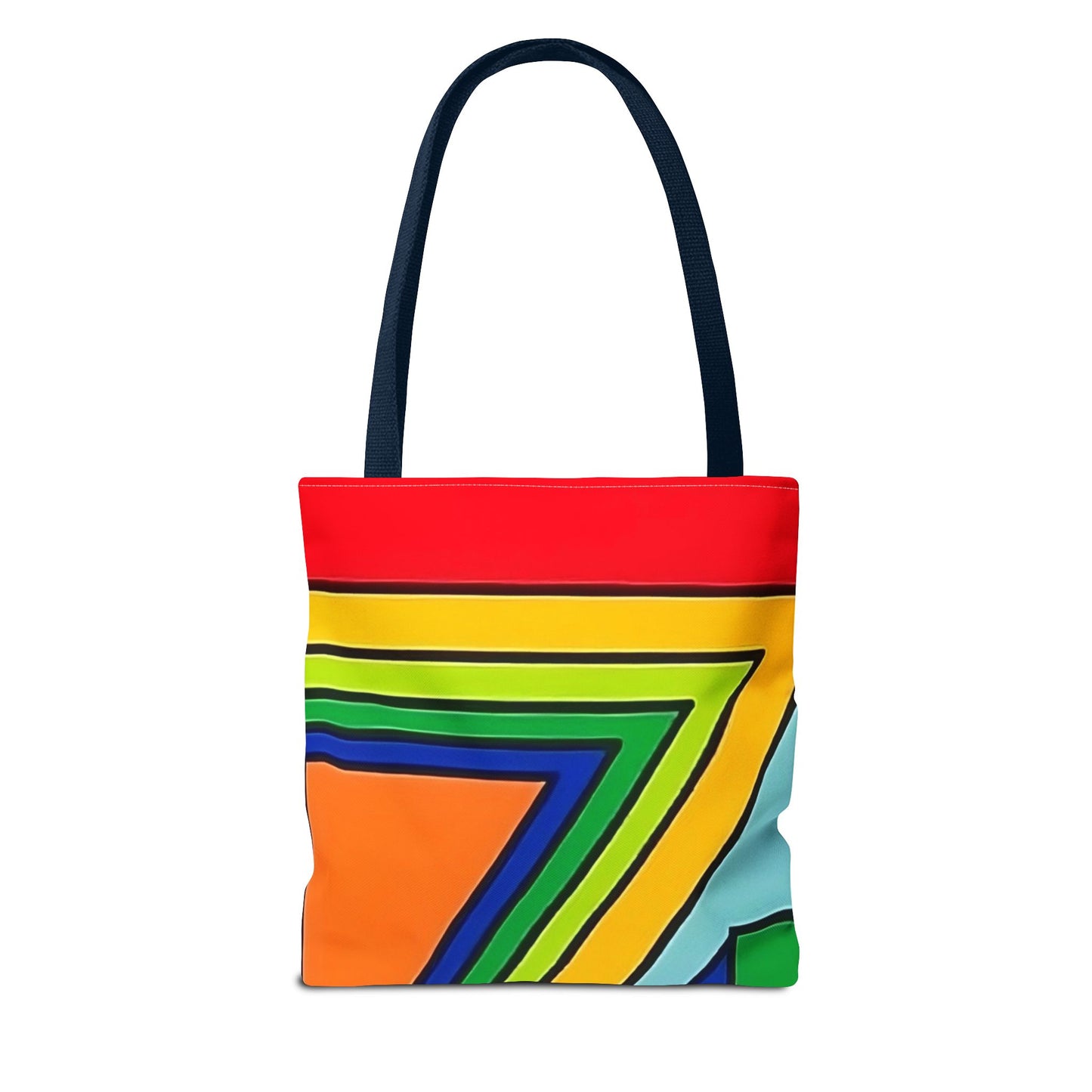 Vibrant Abstract Tote Bag, Colorful Shopping Tote, Eco-Friendly Carry-All, Beach Bag, Stylish Grocery Bag, Gift for Art Lovers