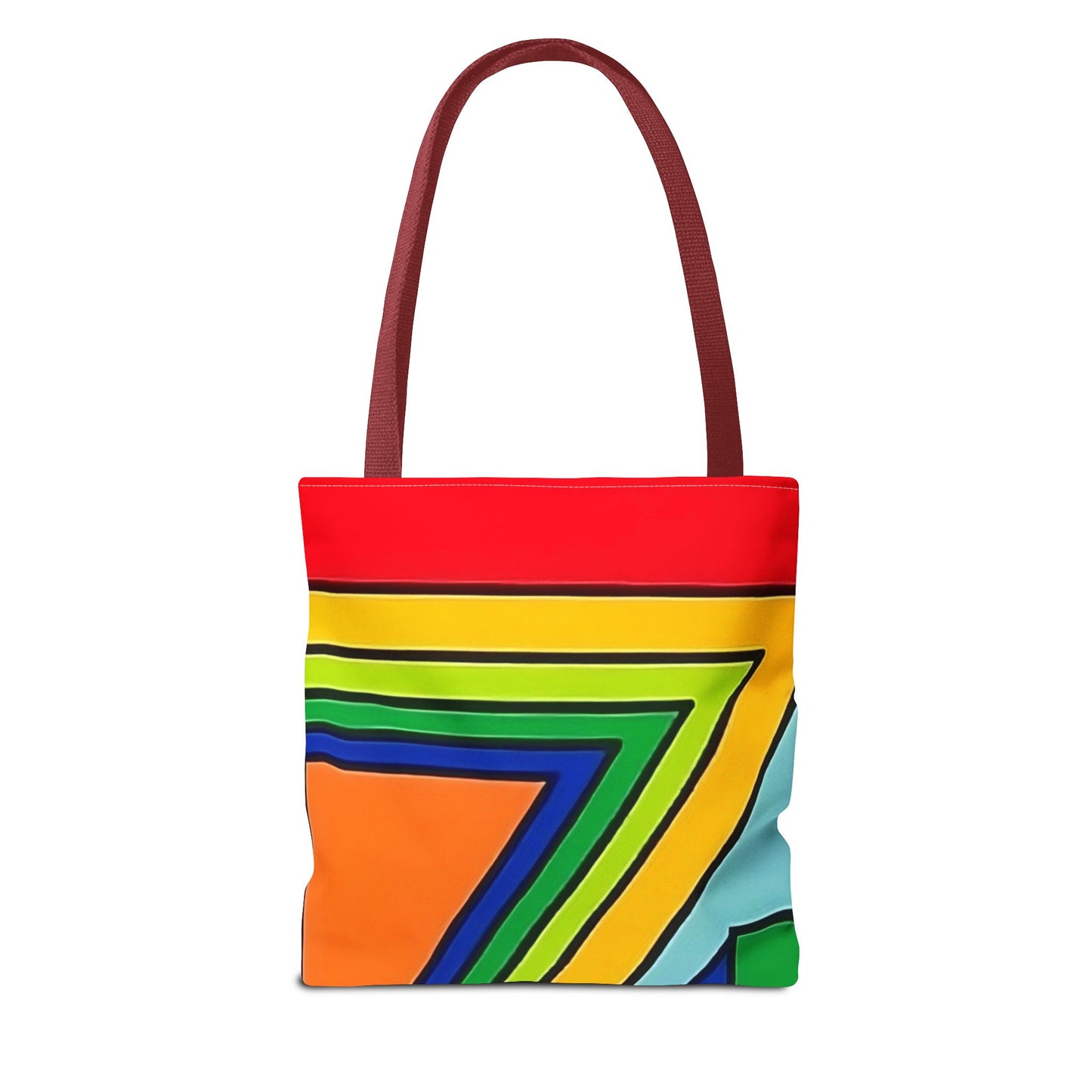 Vibrant Abstract Tote Bag, Colorful Shopping Tote, Eco-Friendly Carry-All, Beach Bag, Stylish Grocery Bag, Gift for Art Lovers