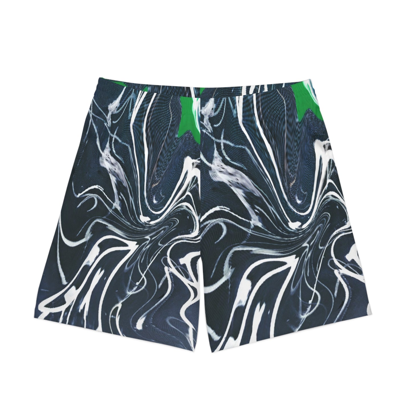 Men's Artistic Swim Shorts, Relaxed Fit Beachwear, Casual Summer Wear, Perfect for Vacations, Unisex Pool Shorts, Ocean Vibes
