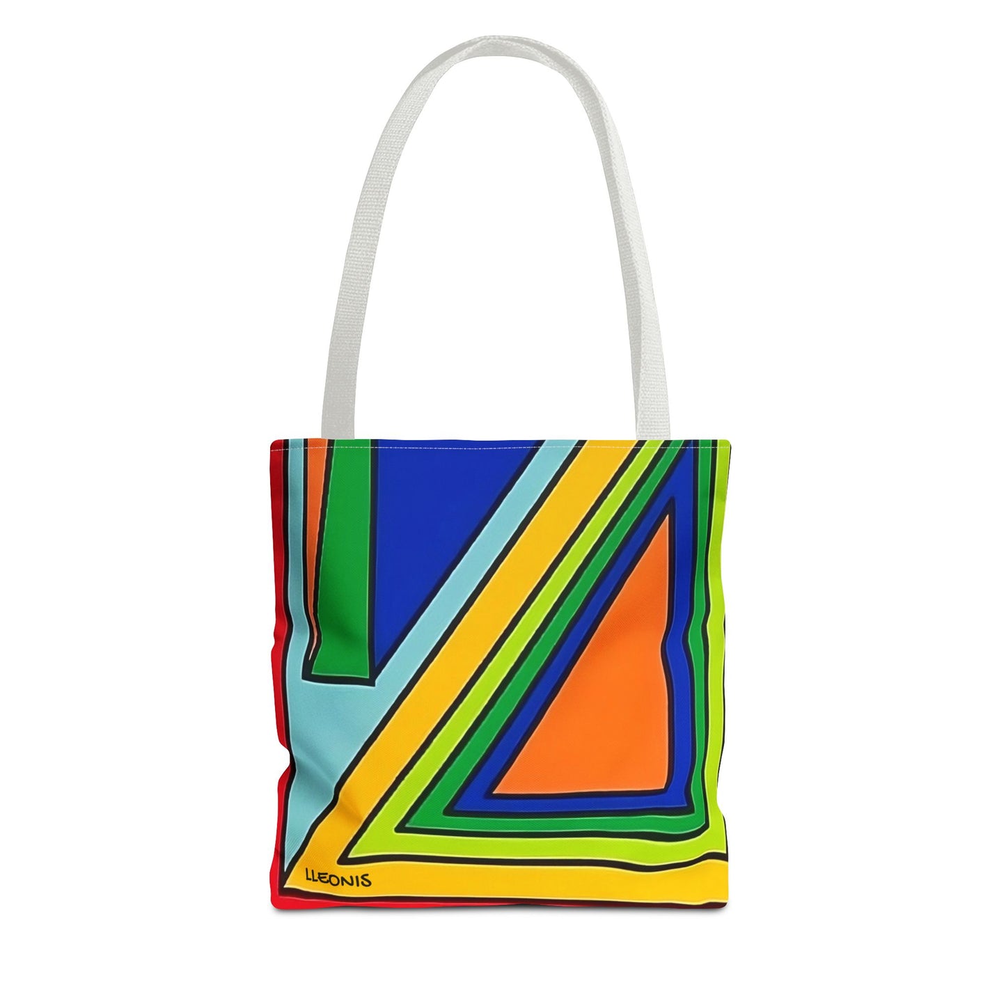 Vibrant Abstract Tote Bag, Colorful Shopping Tote, Eco-Friendly Carry-All, Beach Bag, Stylish Grocery Bag, Gift for Art Lovers