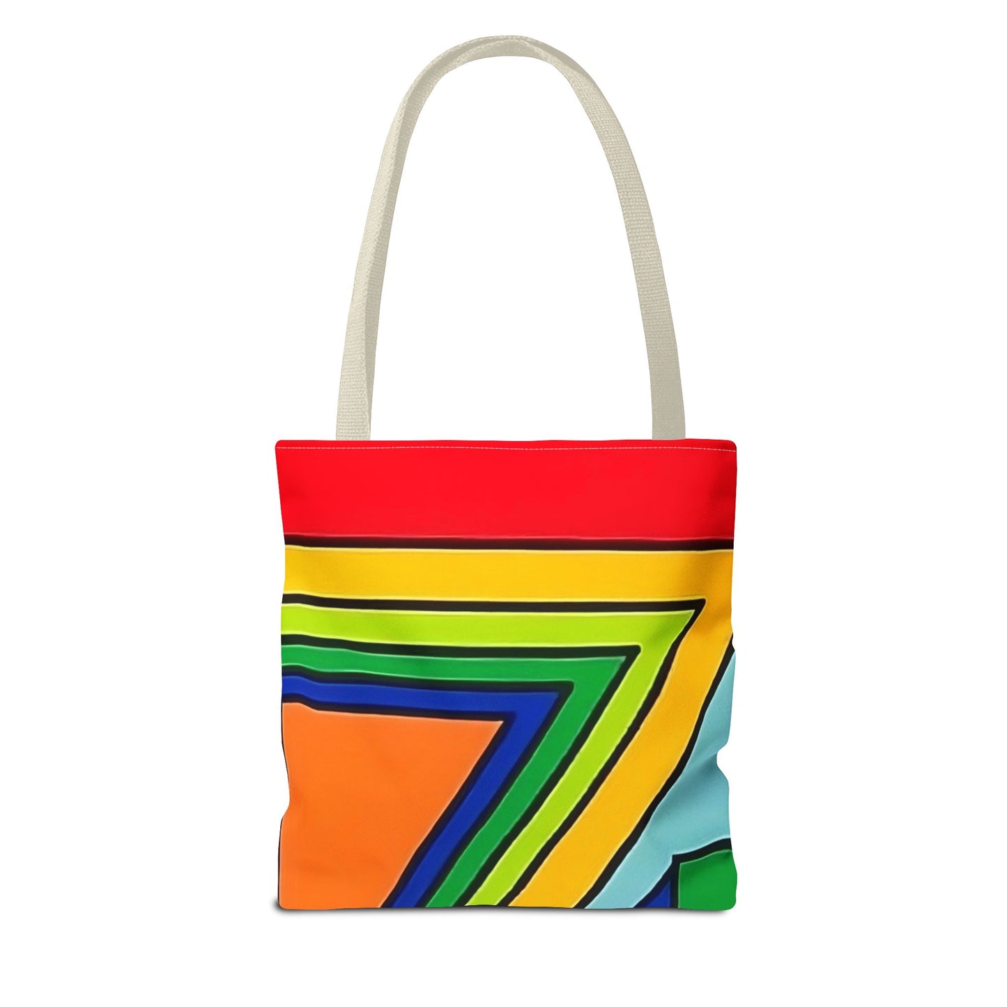 Vibrant Abstract Tote Bag, Colorful Shopping Tote, Eco-Friendly Carry-All, Beach Bag, Stylish Grocery Bag, Gift for Art Lovers