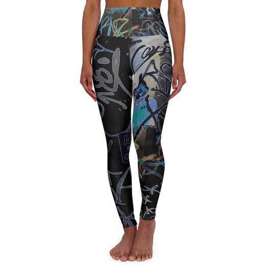 High Waisted Yoga Leggings (AOP)
