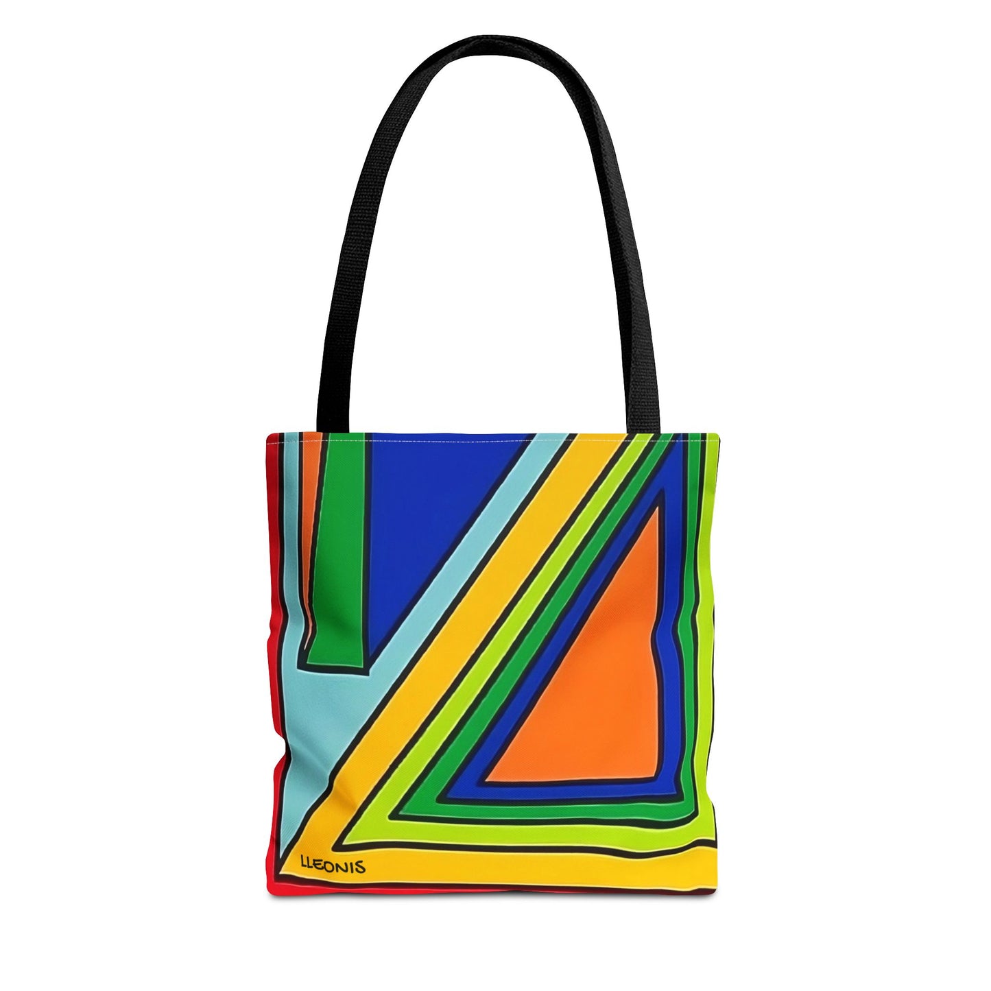 Vibrant Abstract Tote Bag, Colorful Shopping Tote, Eco-Friendly Carry-All, Beach Bag, Stylish Grocery Bag, Gift for Art Lovers