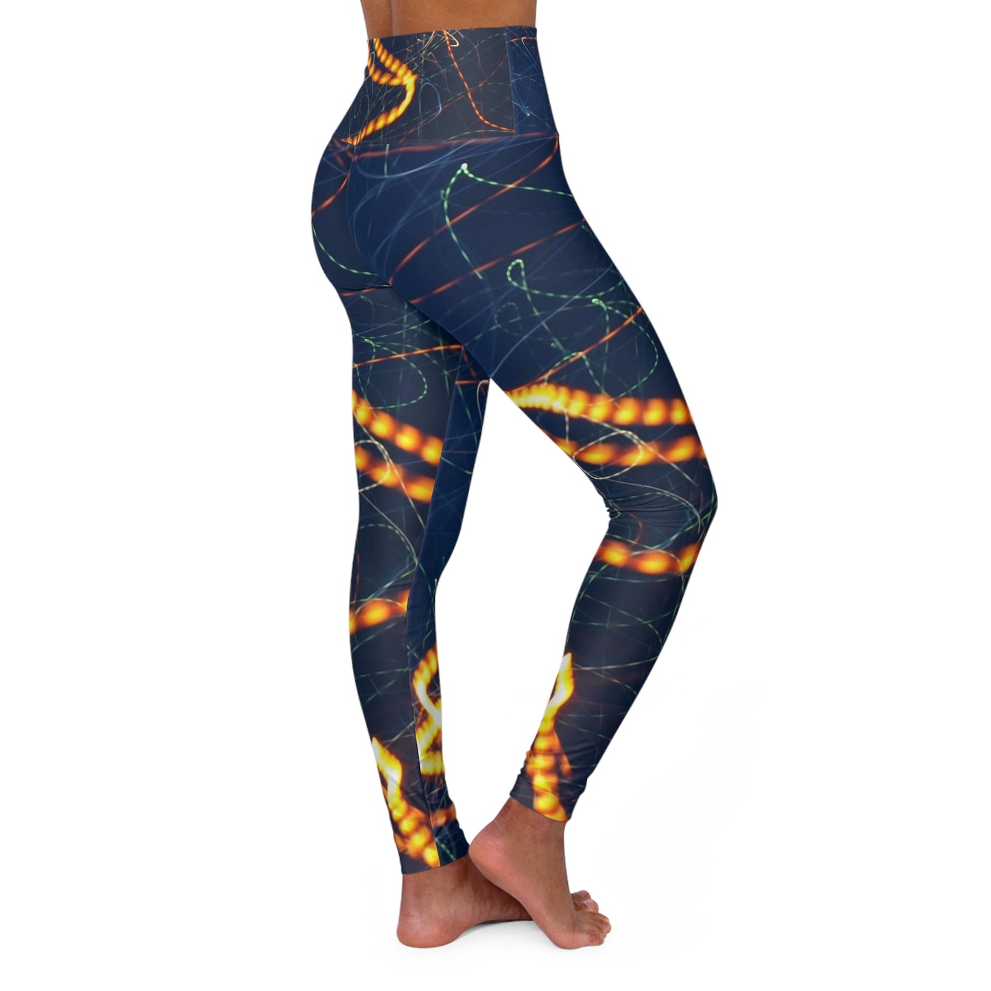 Sparkling High Waisted Yoga Leggings | Fitness Leggings, Stretch Pants, Gym Wear, Workout Leggings, Activewear