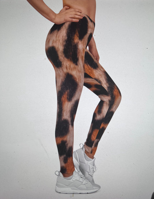 Stylish Leopard Print Leggings, Comfortable Activewear, Casual Fitness, Everyday Wear, Fashion Trend, Gift for Her